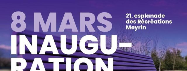 Les bancs violets des Vergers